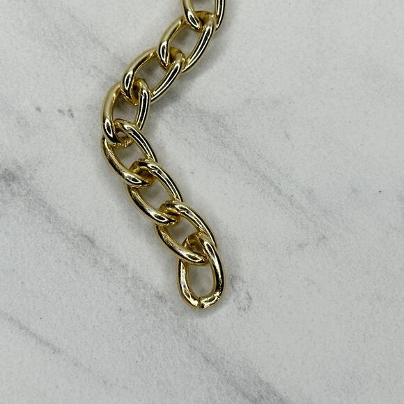 Gold Tone Draped Multi Strand Chain Belt Y2K Festival One Size (OS) ✨ - Picture 12 of 12